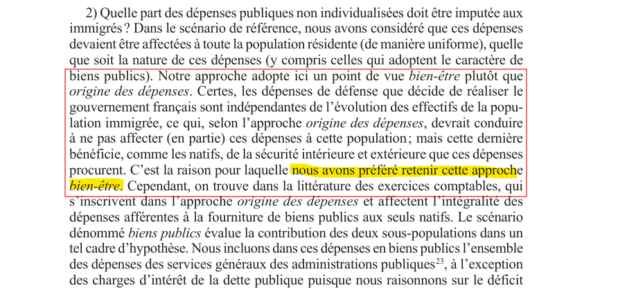 Passage du CEPII sur l’imputation des dépenses publiques et des biens publics